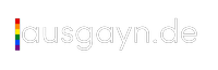 ausgayn.de - Logo negativ
